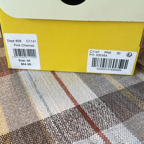 Mini Boden Pink Cherry Kids Sandals - Picture 2 of 4